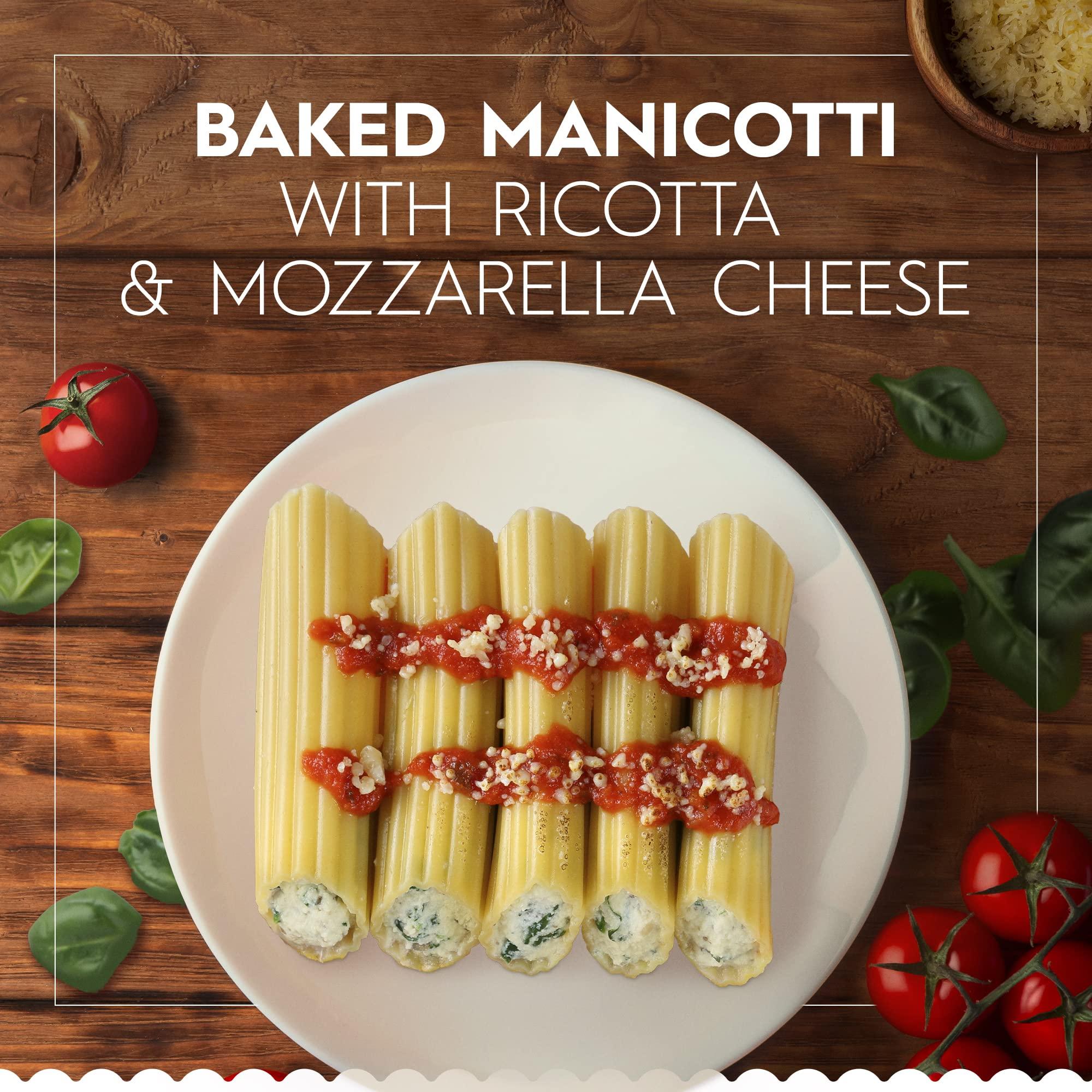 Barilla Barilla Manicotti Pasta, 8 oz. Box - Non-GMO Pasta Made with Durum Wheat Semolina - Kosher Certified Pasta