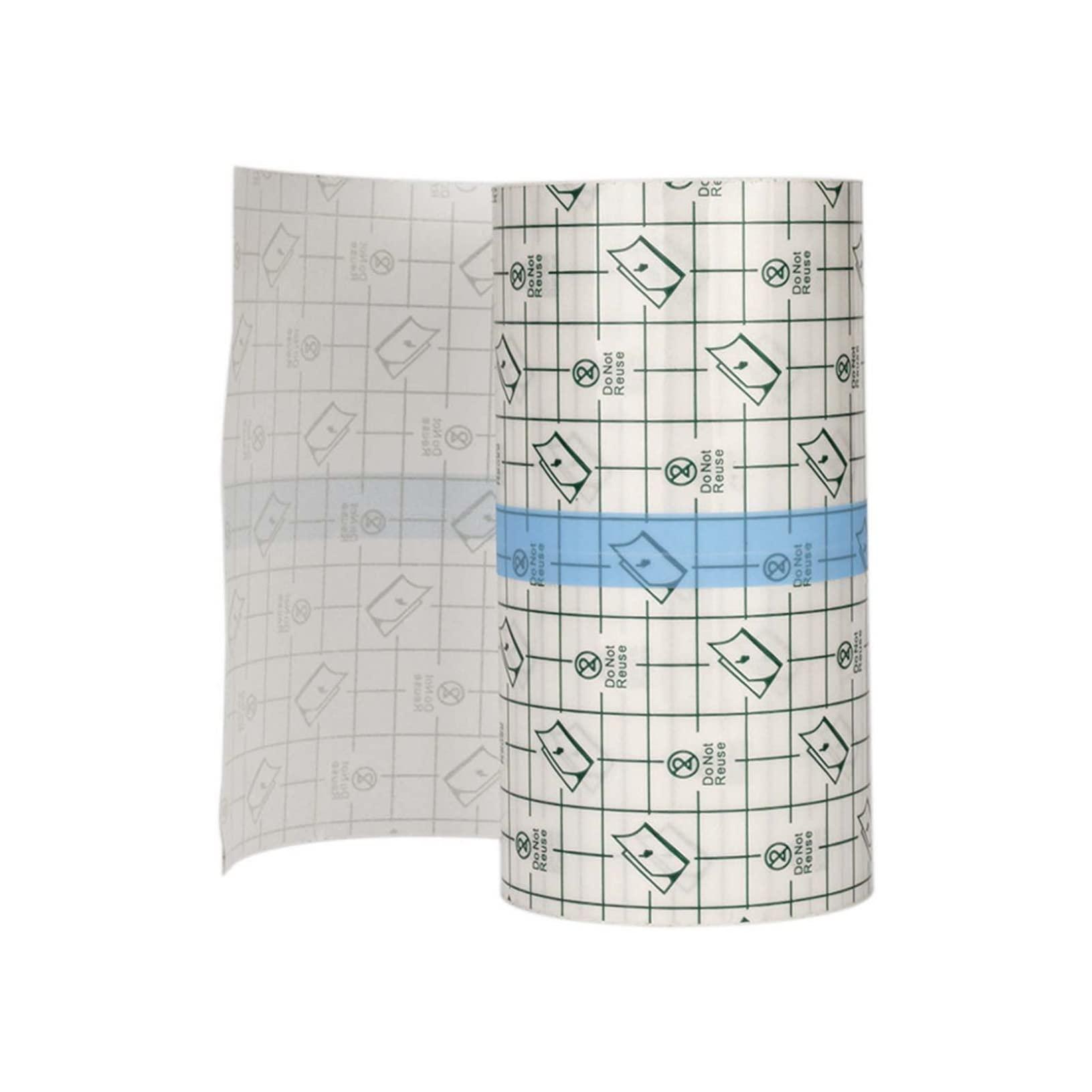 Wedhapy Transparent Waterproof Adhesive Bandage Tape Second Skin Waterproof Dressings for Wounds Waterproof Transparent Second Skin Protection Plastic Tattoo Cover Skin Dressing Protective Cover 200x15cm
