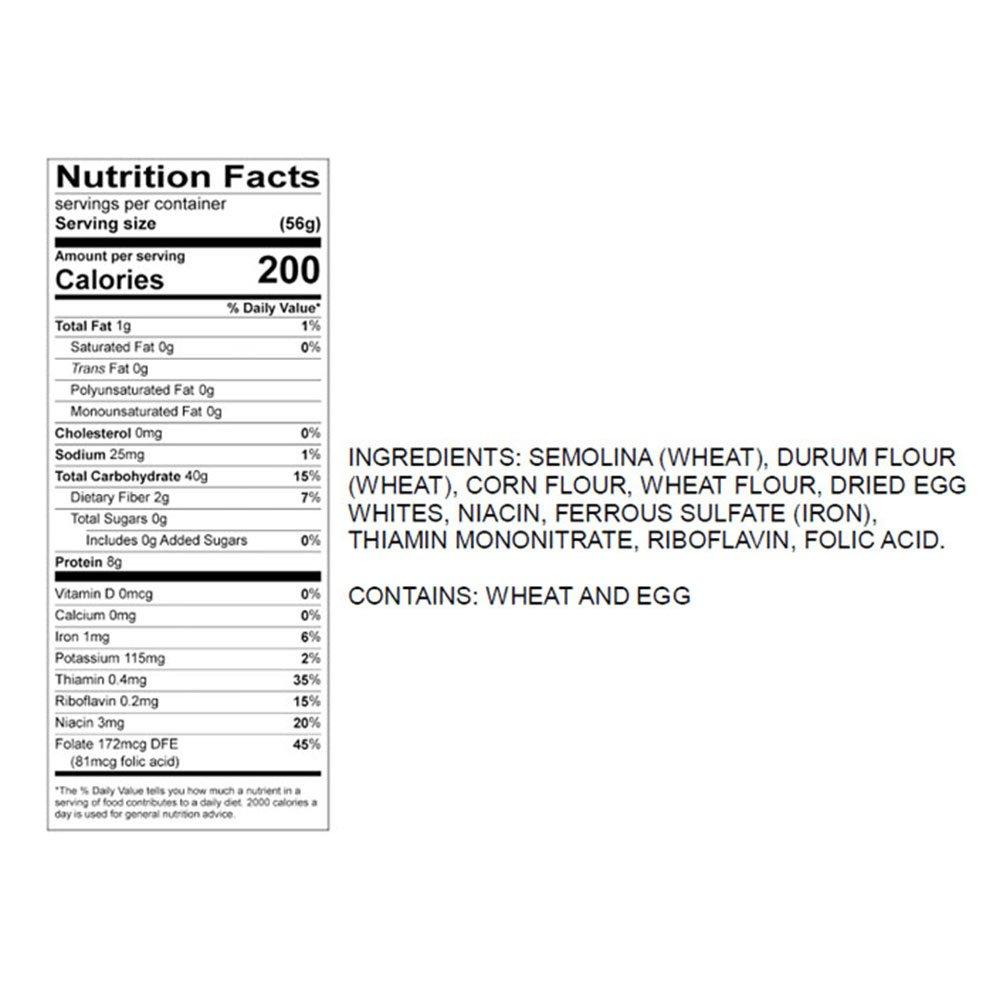 NO YOLKS Egg Noodle Substitute Fine 12 Oz