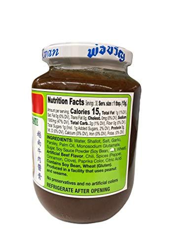 Por Kwan Por Kwan Pho Vietnamese Beef Flavor Paste for Noodle Soup, 1 lb