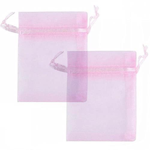 ST4U Organza Bags 50pcs Small Jewelry Pouches Gift Bags Drawstring Bags Mesh Sachet Bags for Wedding Favour Party Gift Candy Packing