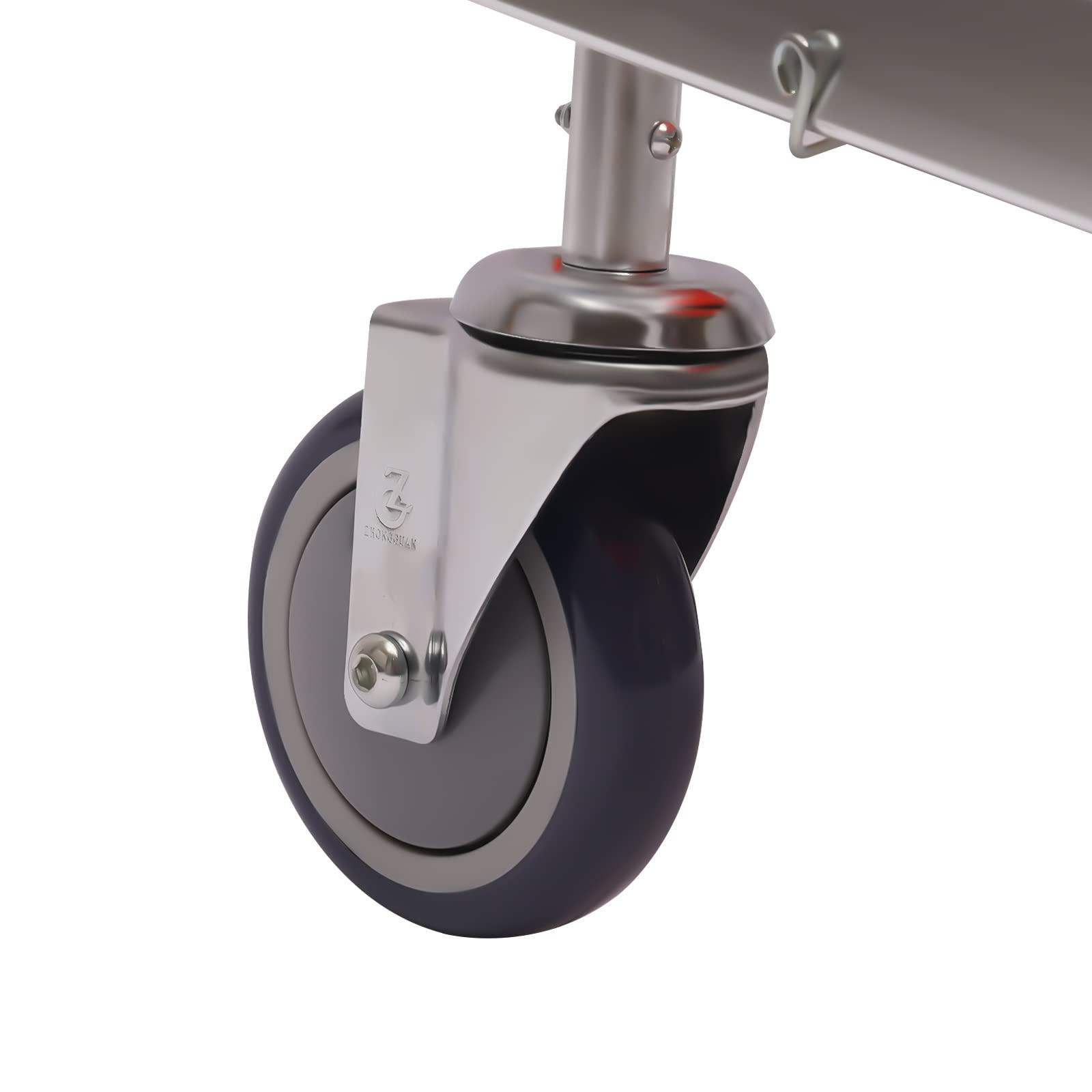 IOENC IOENC Stair Chair, Up to 350.5Lbs Transfer Stair Chair Lift Assist Devices Aluminum Light Weight Stair Evacuation Foldable Transport Wheelchair w/2 Wheel Lifts for Seniors Disabled Injured