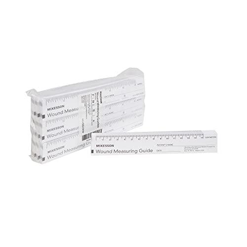McKesson McKesson Wound Measuring Guide Ruler, Non-Sterile, Paper, 6 in, 50 count, 12 Packs, 600 Total