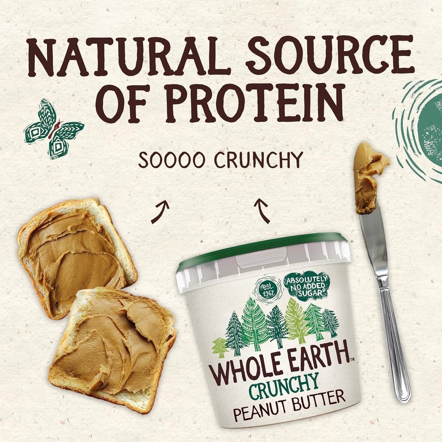 Whole Earth Whole Earth Peanut Butter Crunchy 1kg