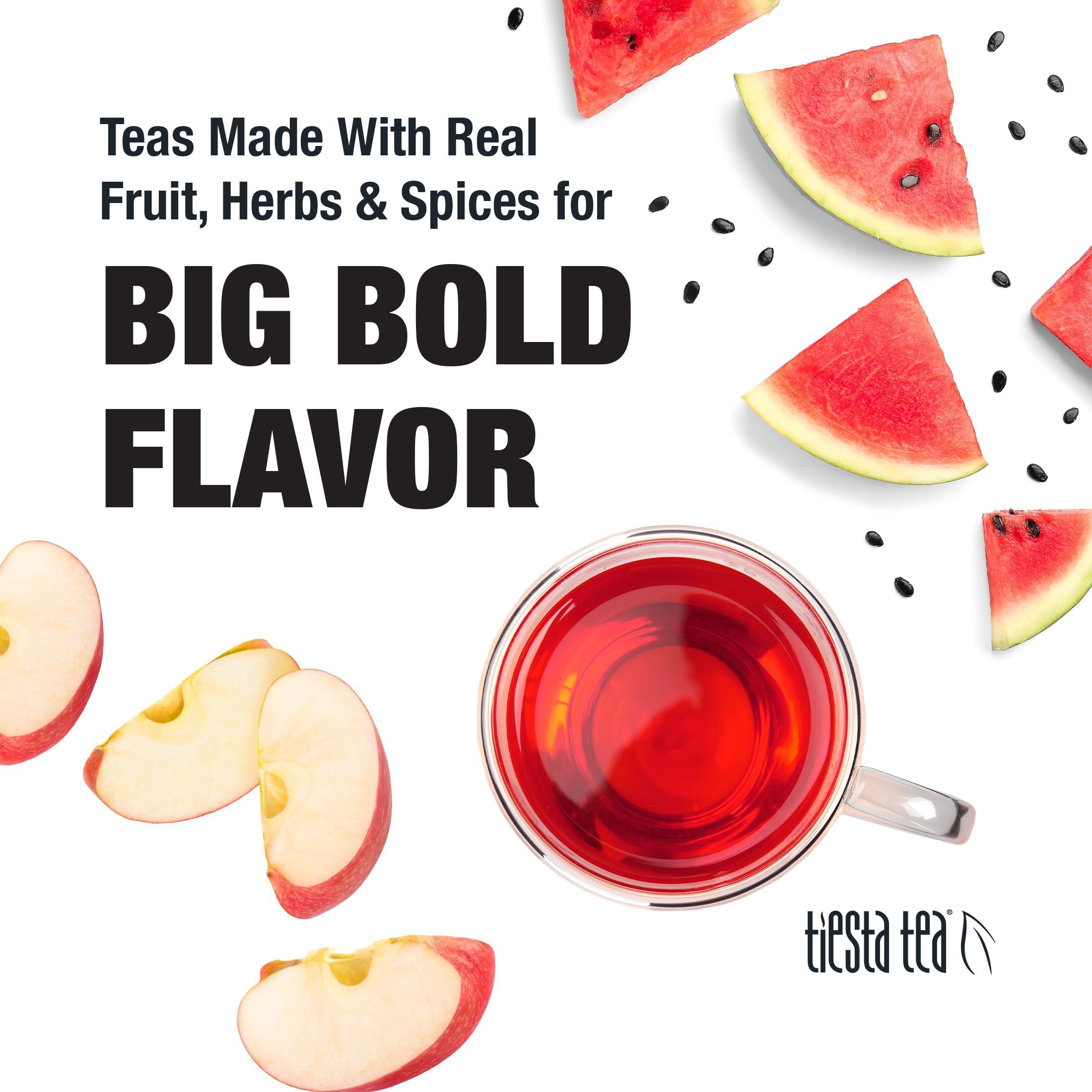Tiesta Tea Tiesta Tea - Chunky Watermelon | Sweet Watermelon Herbal Tea | Premium Loose Leaf Tea Blend | Non-Caffeinated Fruit Tea | Make Hot or Iced Tea & Brews Up to 50 Cups - 5 Ounce Refillable Tin