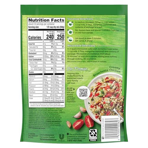 Knorr Knorr Rice Sides Creamy Chicken Long Grain Rice and Vermicelli Pasta Blend For a Tasty Rice Side Dish No Artificial Flavors, No Preservatives, No Added MSG 5.7 oz