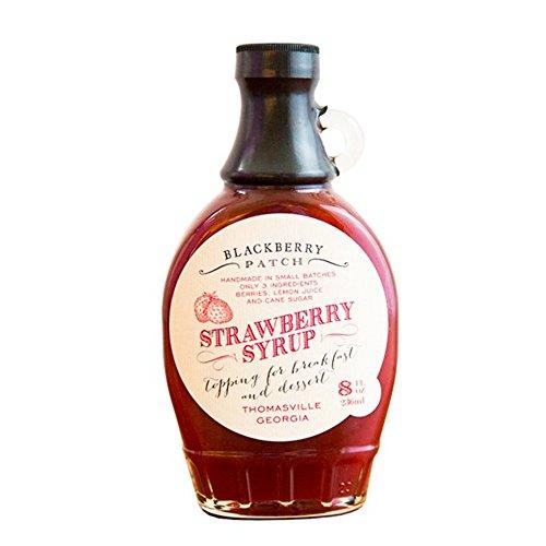 Blackberry Patch Strawberry Syrup 3 Ingredients - Blackberry Patch 8 oz Bottle – Oprahs Favorite Things 2014, Small Batch & Handmade in Georgia, Perfect on Pancakes, Waffles & French Toast, Great Dessert Topping!