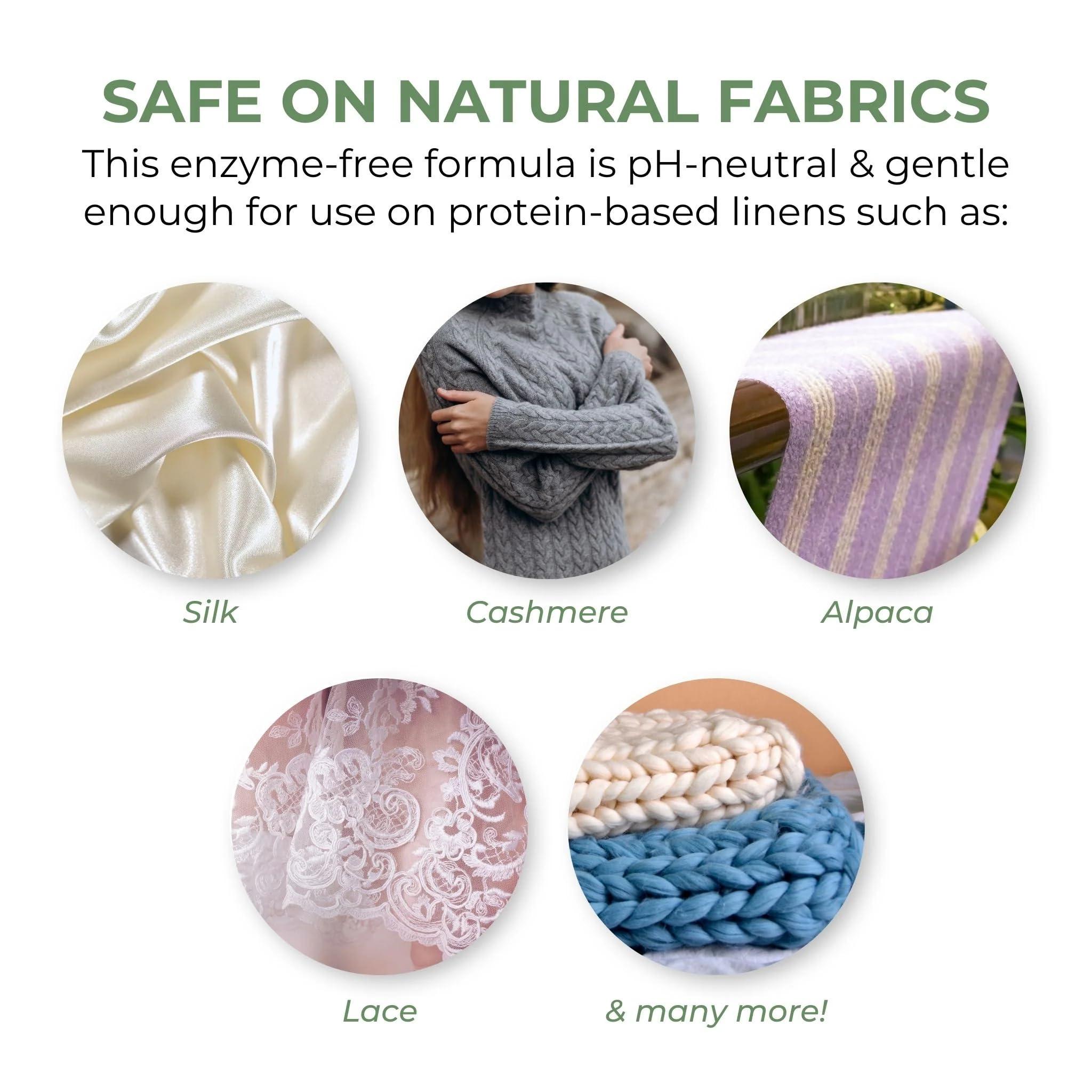 Heritage Park Laundry Essentials Heritage Park Silk & Wool Spring Magnolia Floral Scent, pH-Neutral Laundry Detergent - Enzymes-Free, Ultra Concentrated (4 fl oz Trial Size)