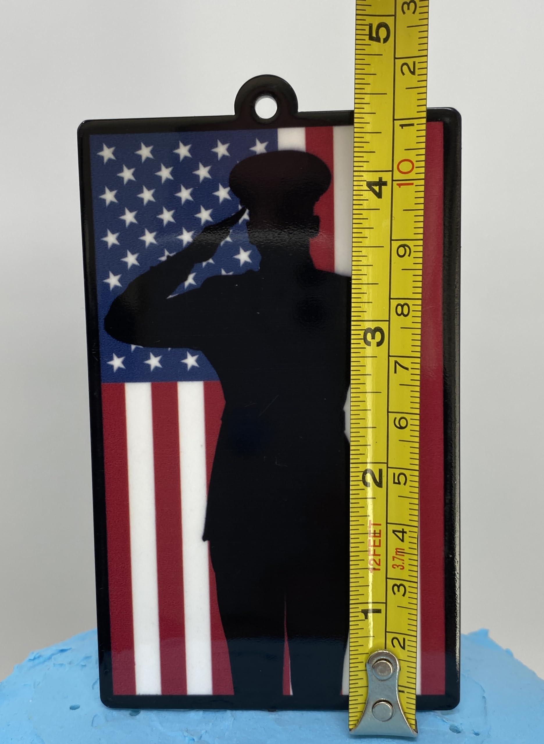 Generic Generic Marines Armed Forces Cake Topper Set