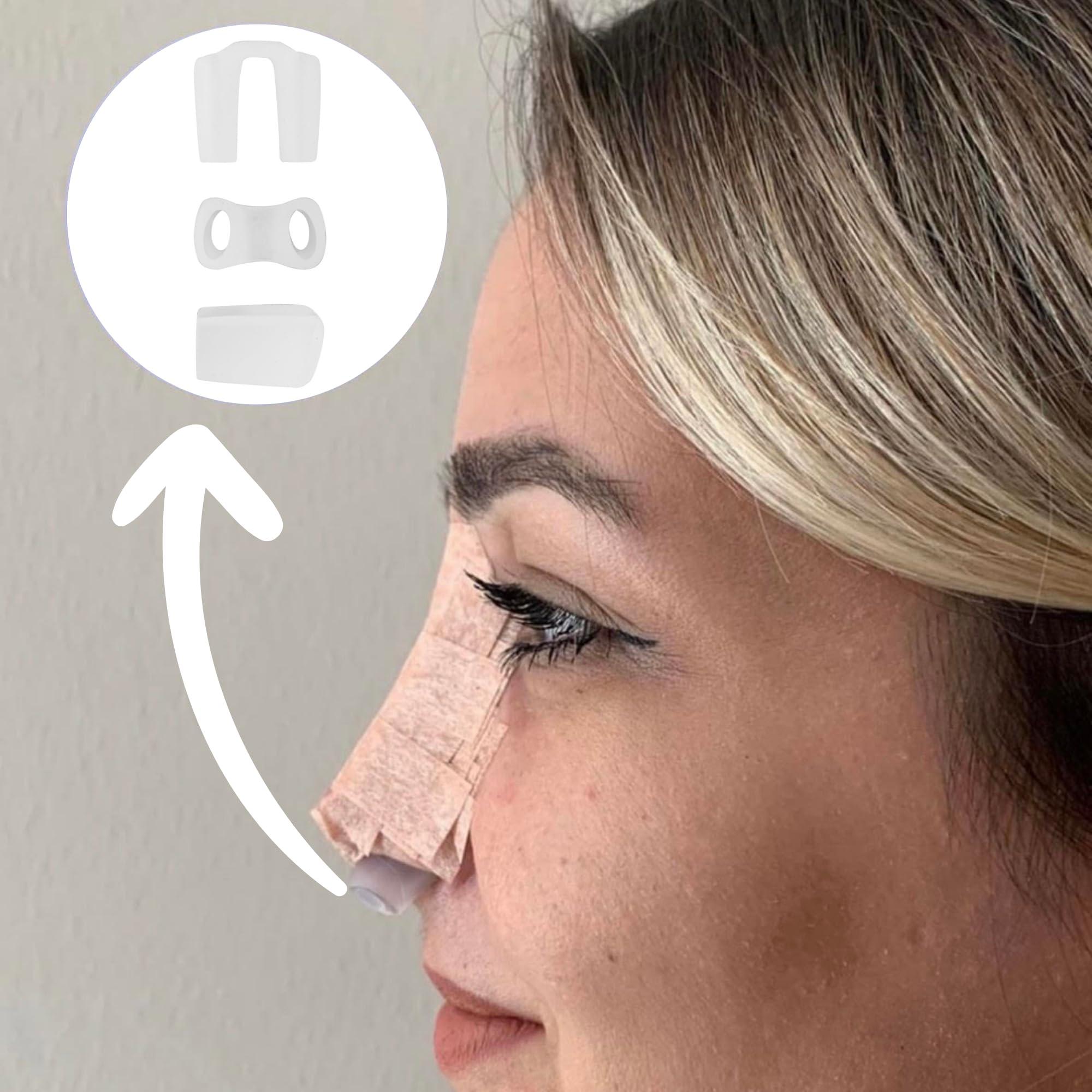 footlne foot healthly footlne foot healthly Nostril Retainer Short Model, Nostril Retainer for Rhinoplasty, Nose Support System After Rhinoplasty, Retainer for Work Surgery,%100 Silicone Nostril Retainer Short Model (8)