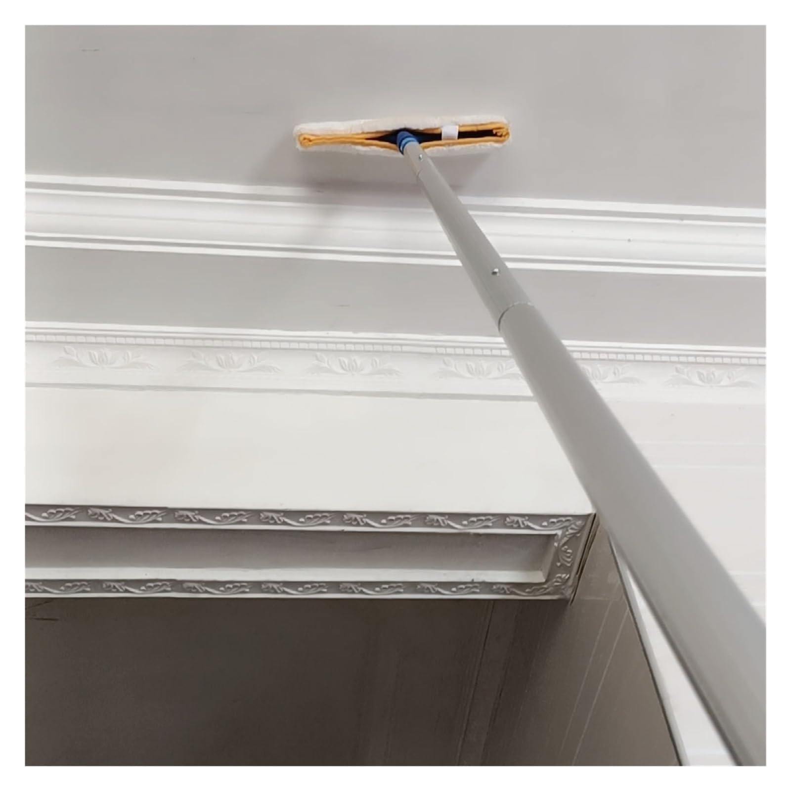 YXXSDP 4 8 12 15 20 Ft Long Window Cleaning Tool with Telescopic Pole, 2 in 1 Professional Window Squeegee Cleaner Window Washing Kit, Household Equipment, for High Window (Size : Length 6m/19.7ft)