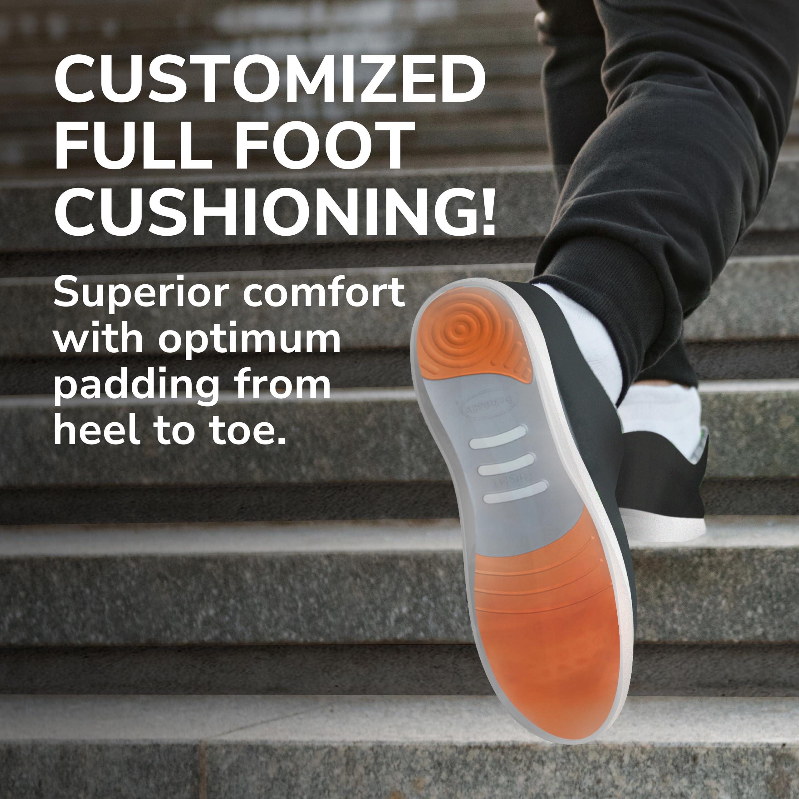 Dr. Scholl\'s Dr. Scholl\'s Custom FiT Comfort Insoles, Low Arch Support Shoe Inserts for Women Size 13.5-14 | Men 12.5-13, Full Length Insoles Men Women, Superior All Day Comfort and Plantar Fasciitis Relief CF790