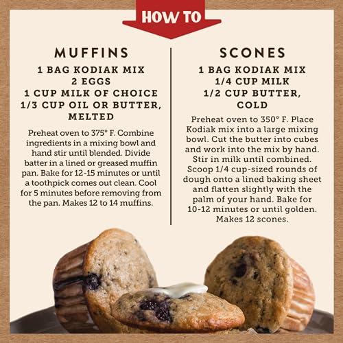 Kodiak Cakes Kodiak Cakes Muffin Mix, Blueberry, 14 Ounce, Pack of 6