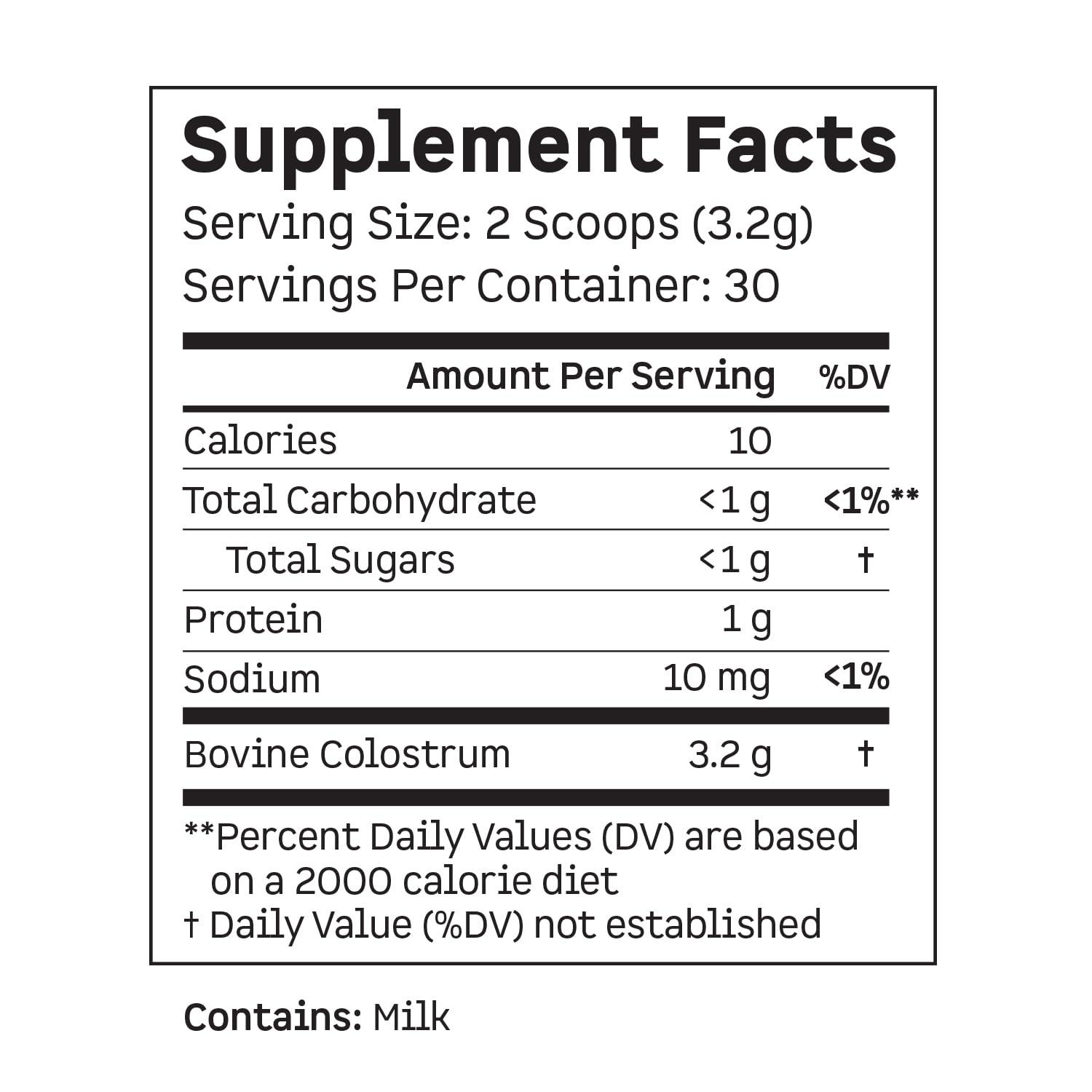 Kion Kion Colostrum | Grass-Fed Bovine | Gut Health and Immune Support | 30 Servings