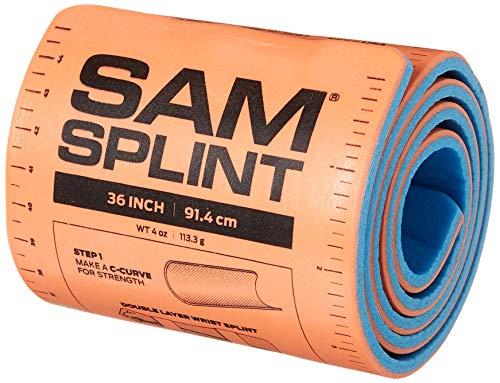 SAM Medical Veterinary SAM Splint - Orange/Blue 36"