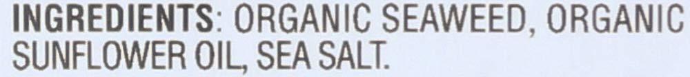 gimMe gimMe Snacks | Organic Roasted Seaweed | Sea Salt | (5g) - (Pack of 4) | non-GMO & Gluten-Free