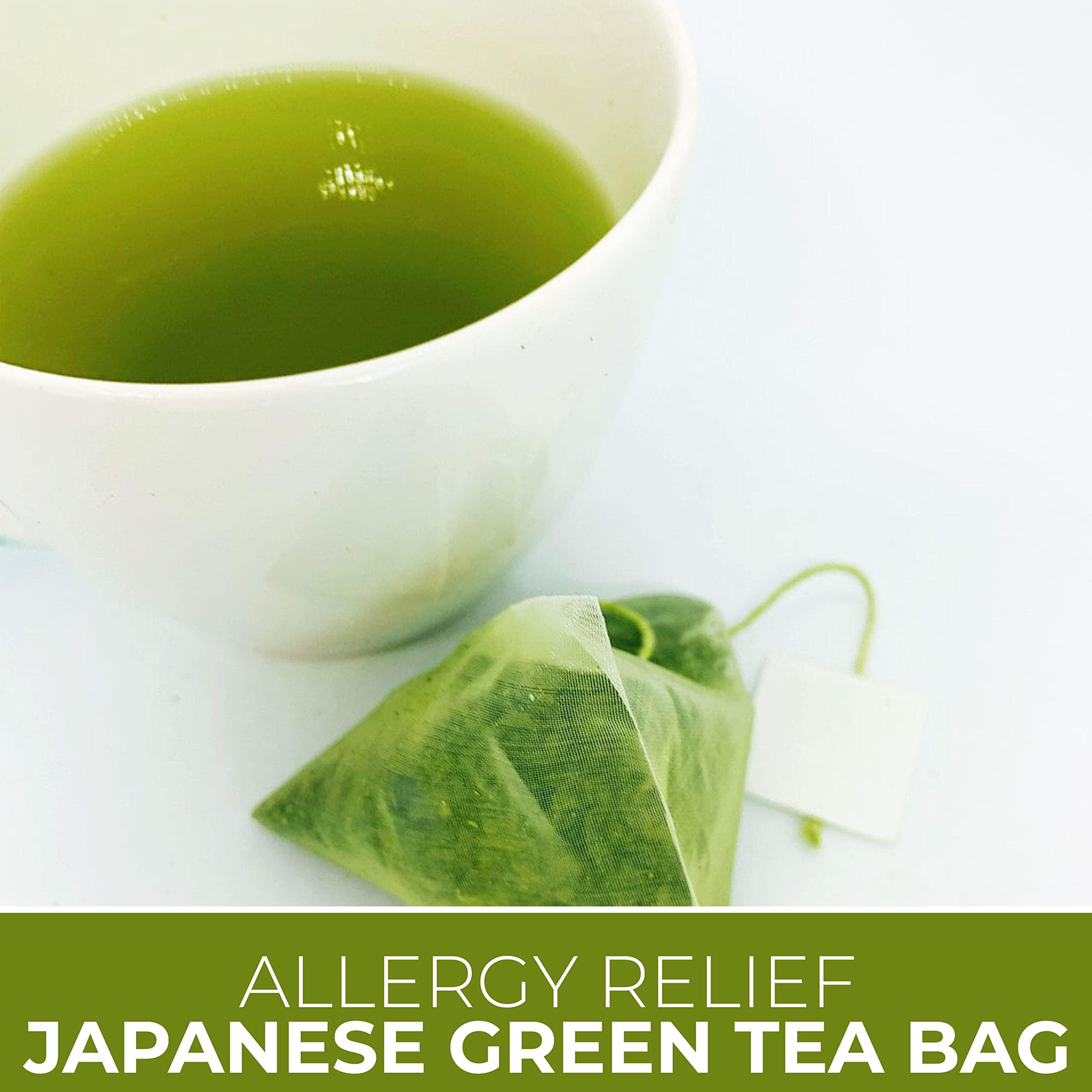 JAPANESE GREEN TEA CO. HARVESTED WITH IN JAPAN Benifuuki candy and Green tea bags (30 packs) from Japanese Green Tea Co – Relaxation Green Tea – Easy to Prepare - Non-GMO - Ideal for Tea Lovers