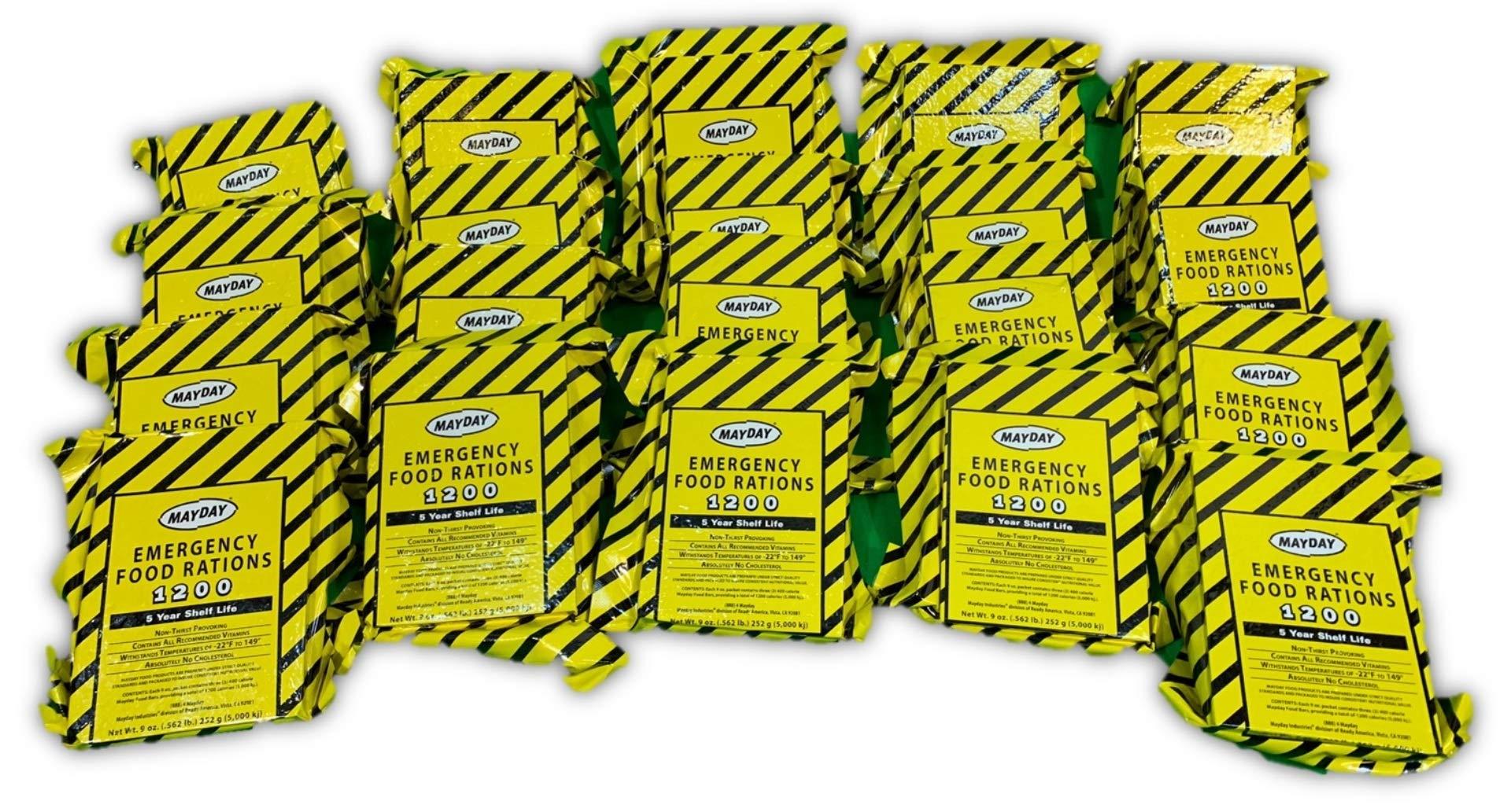 Mayday MAYDAY 1200-Calorie Emergency Food Rations with 5-Year Shelf Life (20)