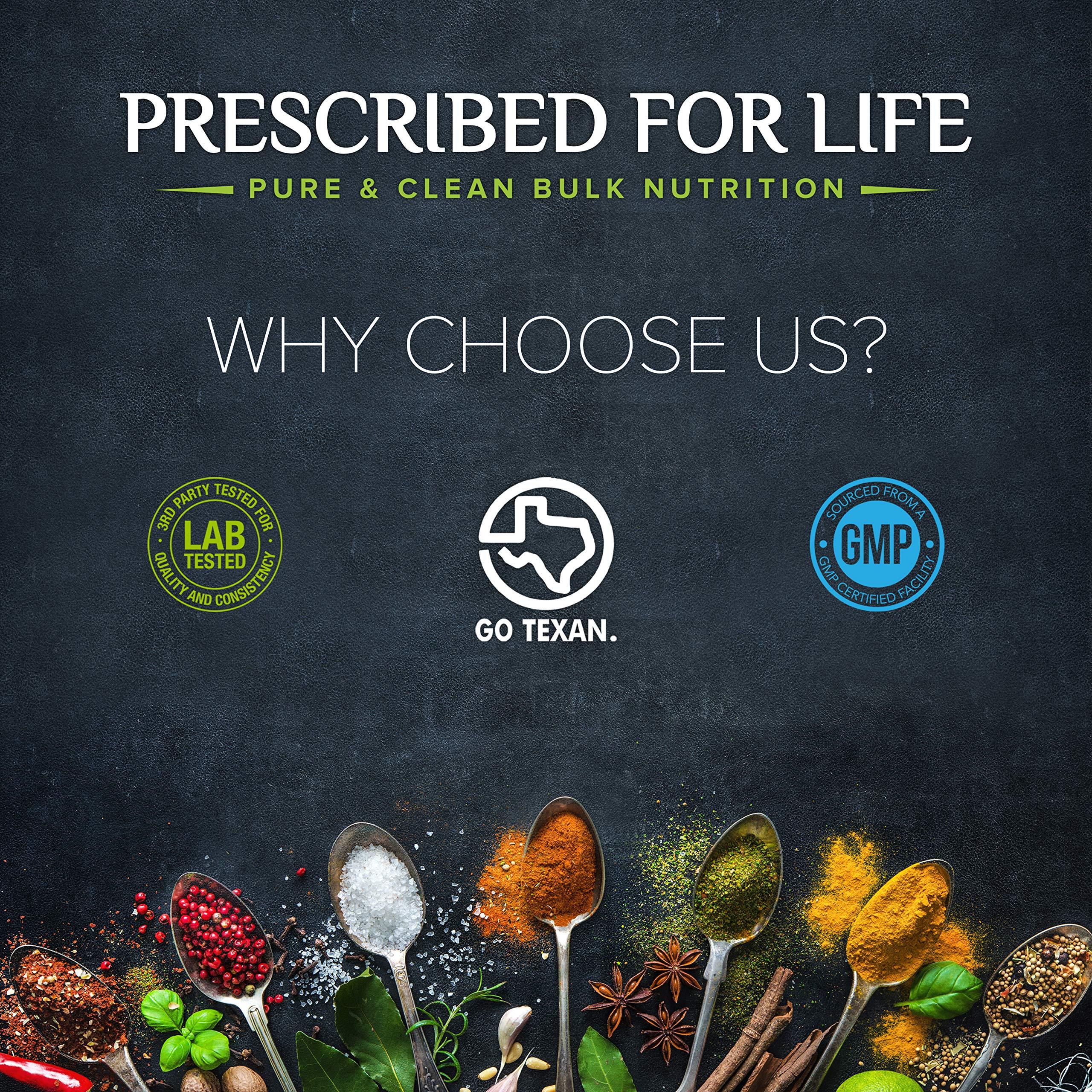 Prescribed For Life Prescribed For Life Organic Rice Protein Powder | Non GMO Whole Grain Brown Rice Protein Concentrate Powder - 80% Protein (2kg / 4.4lb)