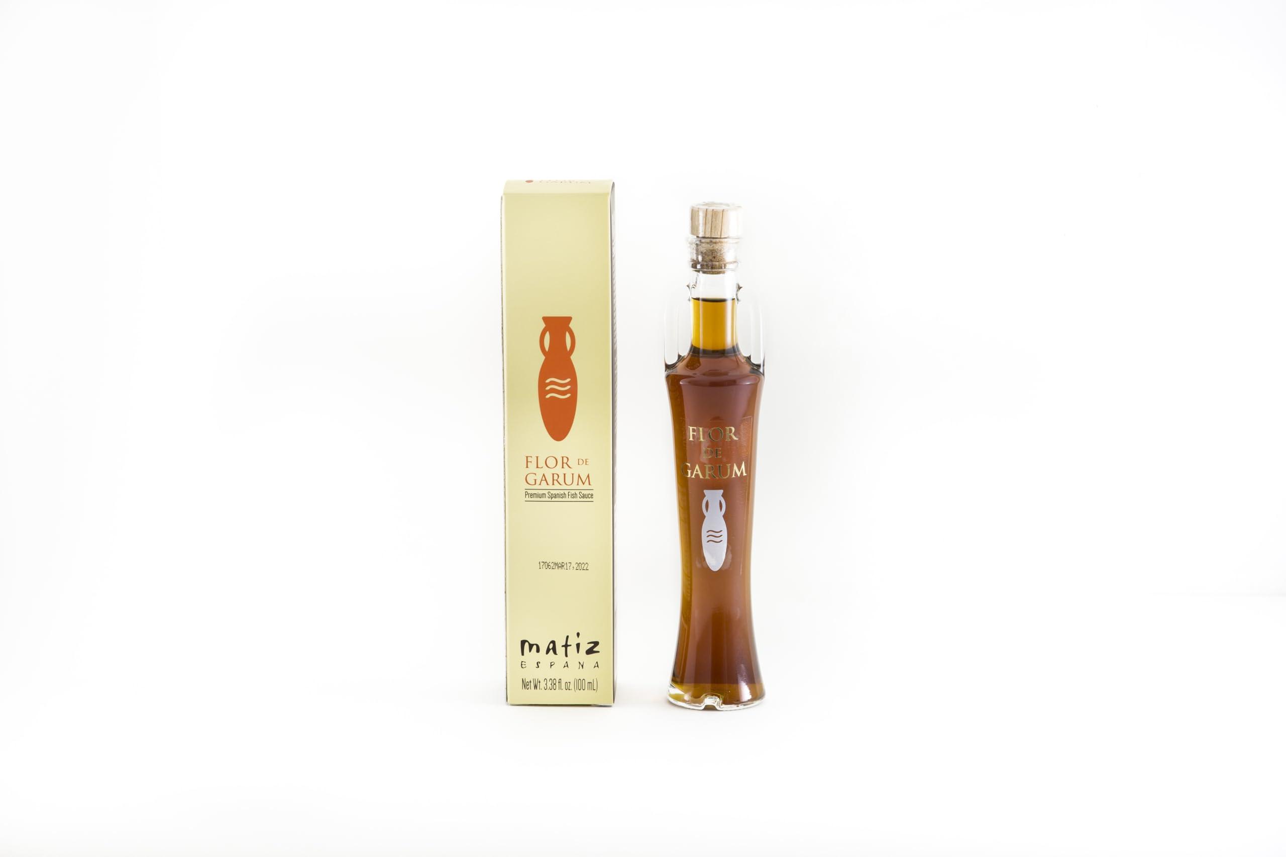 Matiz Matiz Espana Flor de Garum Fish Sauce, Authentic Spanish Umami Flavor, 6 Packs of 3.5 oz - Premium Spanish Fish Sauce, Crafted from Ancient Recipe, Finest Anchovies and Spices, Exquisite Umami Taste