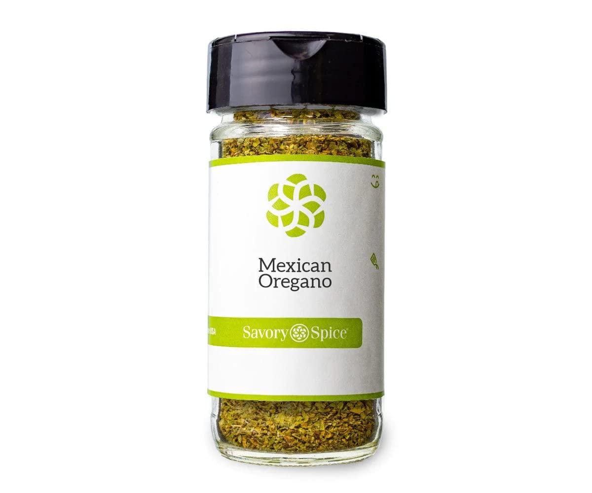 Savory Spice Shop Savory Spice Mexican Oregano - Dried Whole Leaves for Mexican & Latin-American Cooking (1/2 Cup Bag - Net: 0.85 oz)