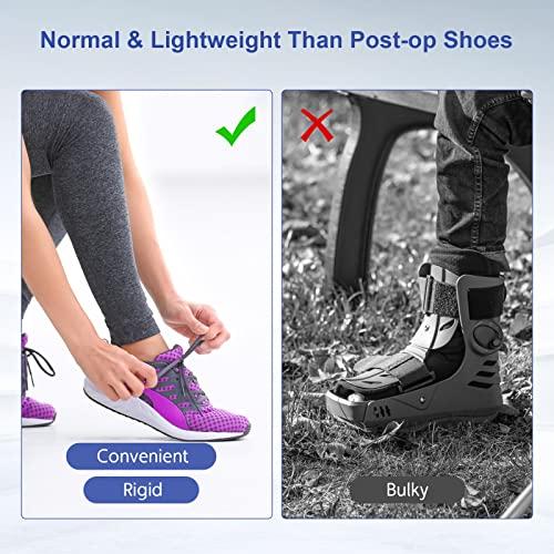 FAKILO Carbon Fiber Insole 1 Pair, FAKILO Carbon Fiber Insoles Shoes Insert for Women Men, Rigid Support for Turf Toe, Foot Fractures, Hallux Rigidus, Mortons Toe 223mm - Women\'s 6-6.5, Men\'s 5-5.5