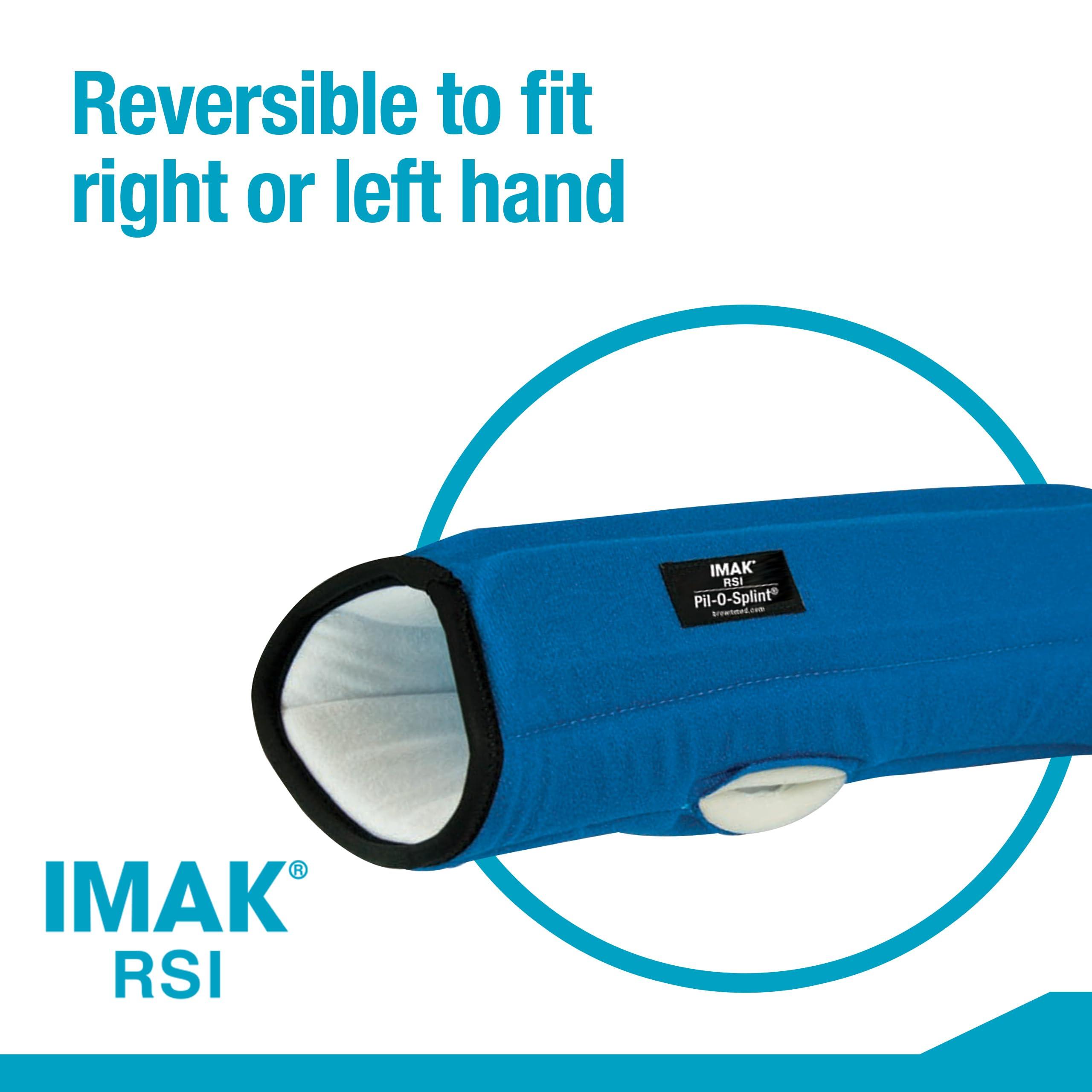 Brownmed Brownmed IMAK RSI Pil-O-Splint - Hand & Wrist Brace for Nighttime - Removable Splint for Customizable Comfort & Support - Restrict Motion During Sleep for Arthritis Support - Fits Either Hand