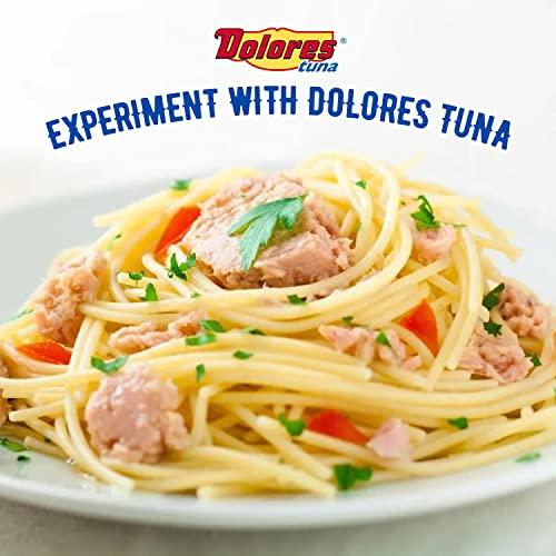 Dolores Dolores Tuna Chunk Light Yellowfin Tuna in Water, 5oz Canned Tuna, 24 Pack