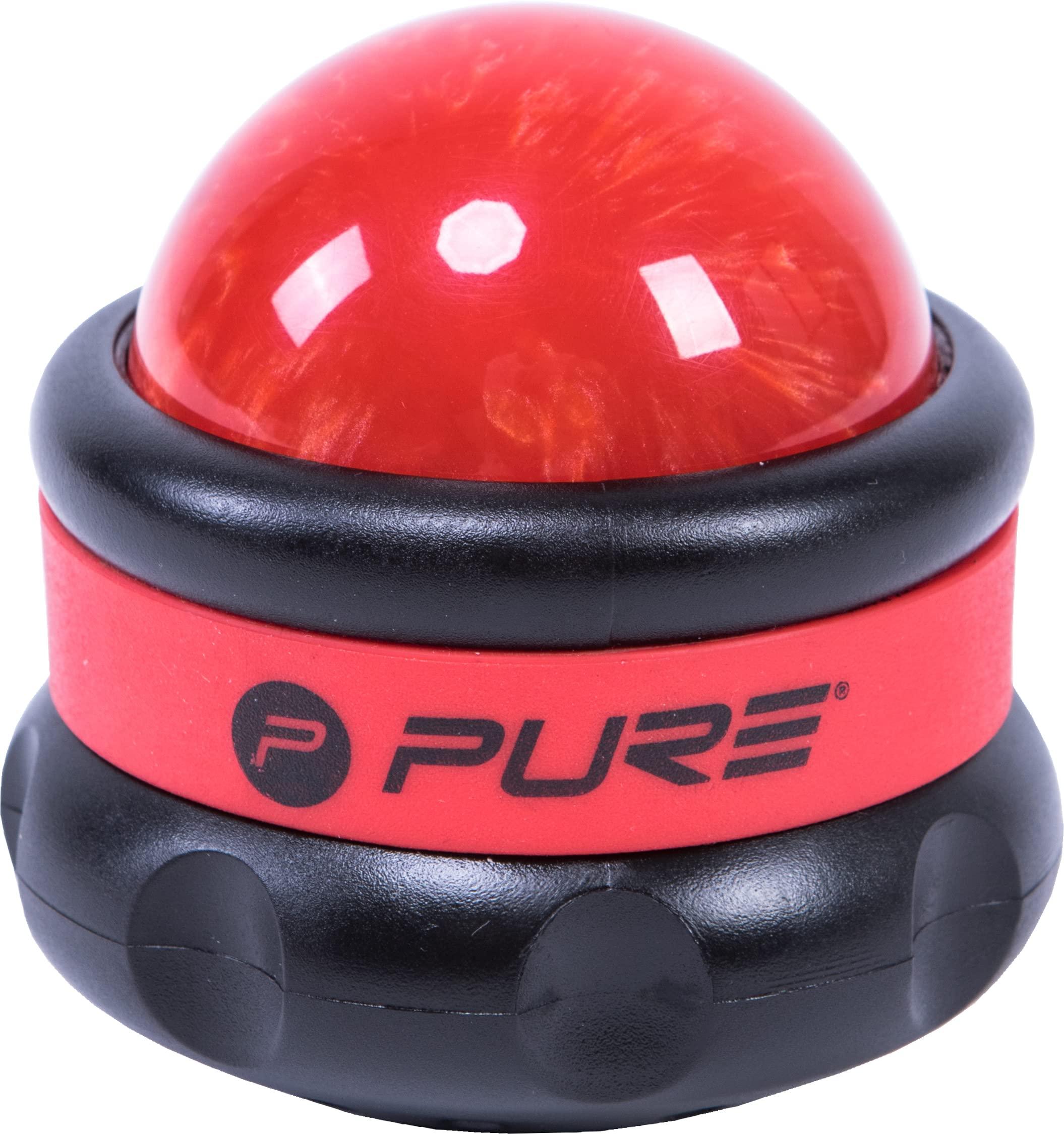 Pure2Improve Pure2Improve Unisex Adult Massage Relax Ball - Black/Red, One Size