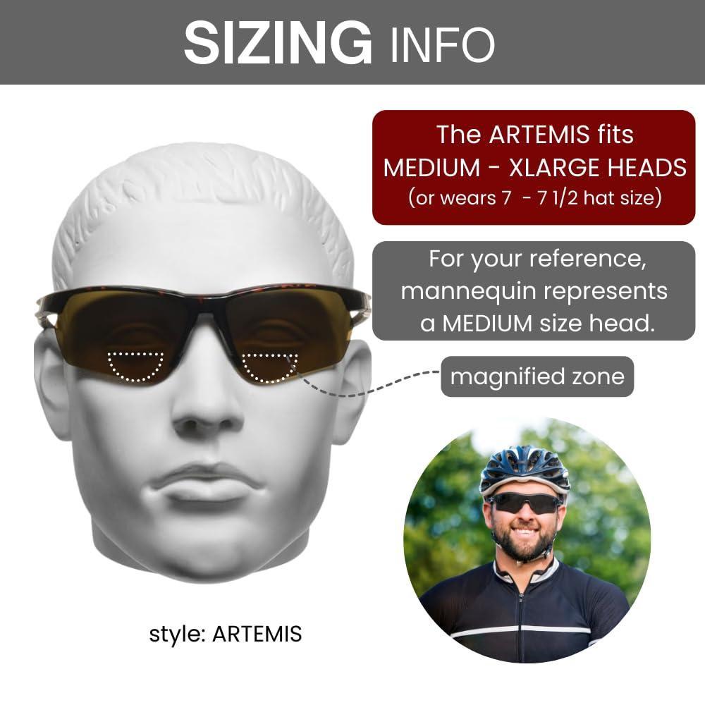 proSPORT proSPORT Polarized Bifocal Sunglass Readers Deep Sea Fishing Fisherman String Lanyard Sport Wrap UV400 Men Women Anti-Glare 1.50 2.00 2.50 c