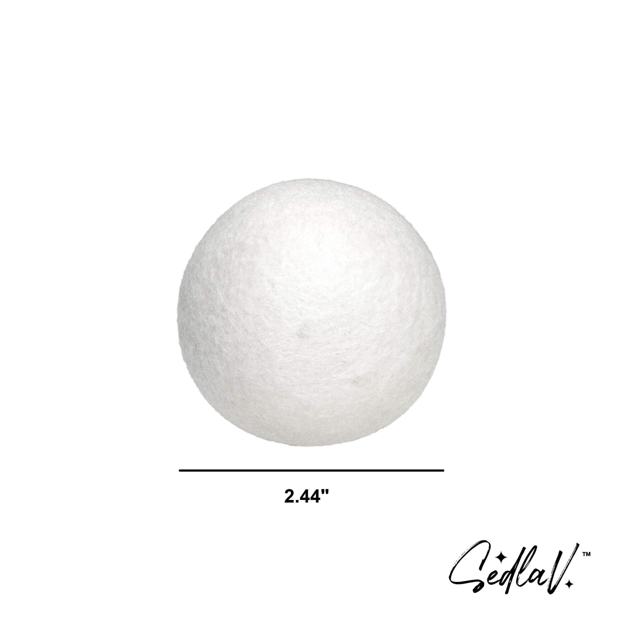 SEDLAV SEDLAV Natural Wool Dryer Balls - Earth Breeze Laundry Sheets Alternative - Wool Dryer Balls Laundry Reusable - Reduces Wrinkles, Energy Saving (12)