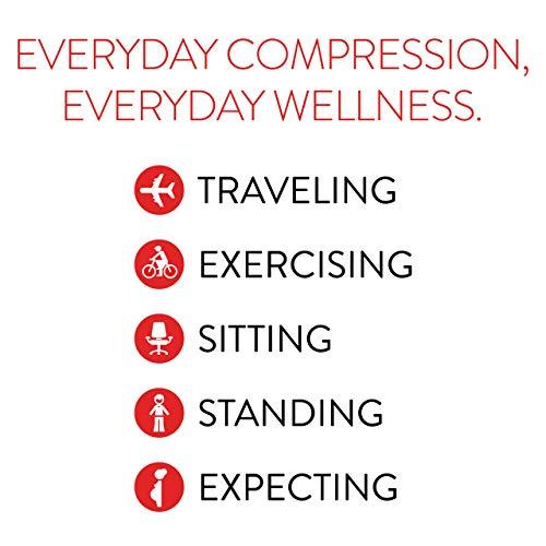 VIM&VIGR VIM & VIGR 30-40 mmHg Medical Grade Compression Socks for Women & Men (Black Solid Moisture Wick Nylon, Large/X-Large (3))