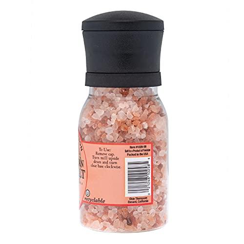 OLDE THOMPSON SINCE 1944 Olde Thompson Himalayan Pink Salt Grinder, Course Ground, 10 oz