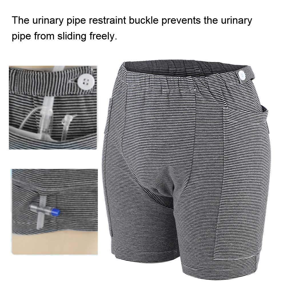 KTTR KTTR Incontinence Care Trousers, Catheter Underwear Incontinence Pants for Men Women, for Incontinent People to Prevent Embarrassed Scene,Men,XL