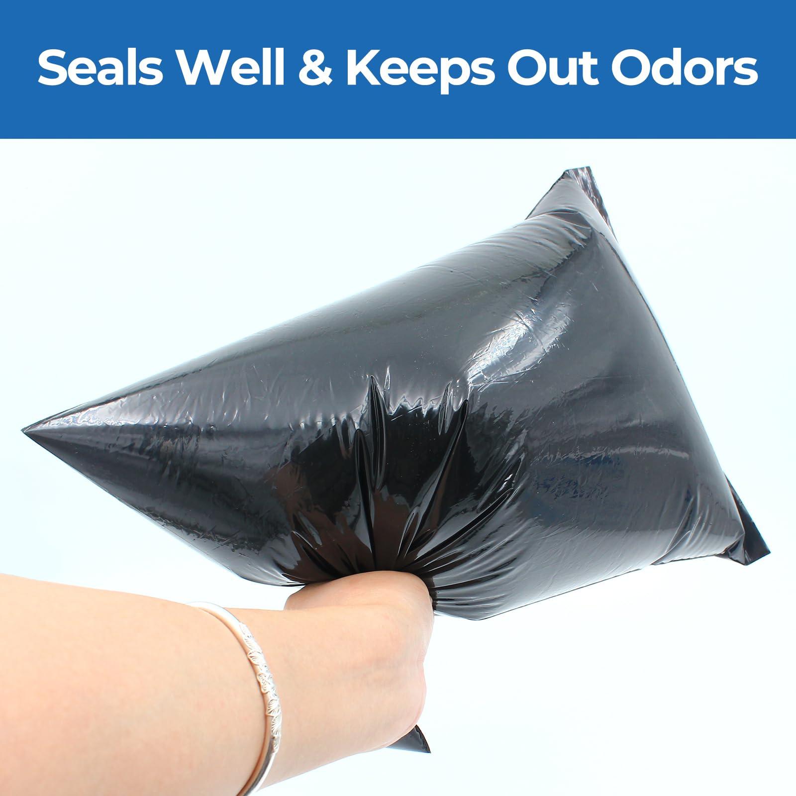 Heagimed Ostomy Pouch Disposal Bags, Seal-N-Toss Ostomy Disposal System, High Sealing/Prevents Odours/No Mess/Eco-Friendly Disposal Bags for Colostomy Bags, Nappies, Incontinence Pads - 100 Pack