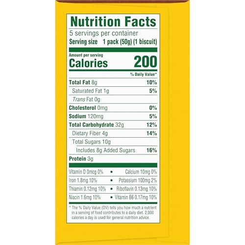 Belvita belVita Soft Baked Oats & Chocolate Breakfast Biscuits, Chewy Breakfast Bars, 6 Boxes of 5 Packs (1 Biscuit Per Pack)