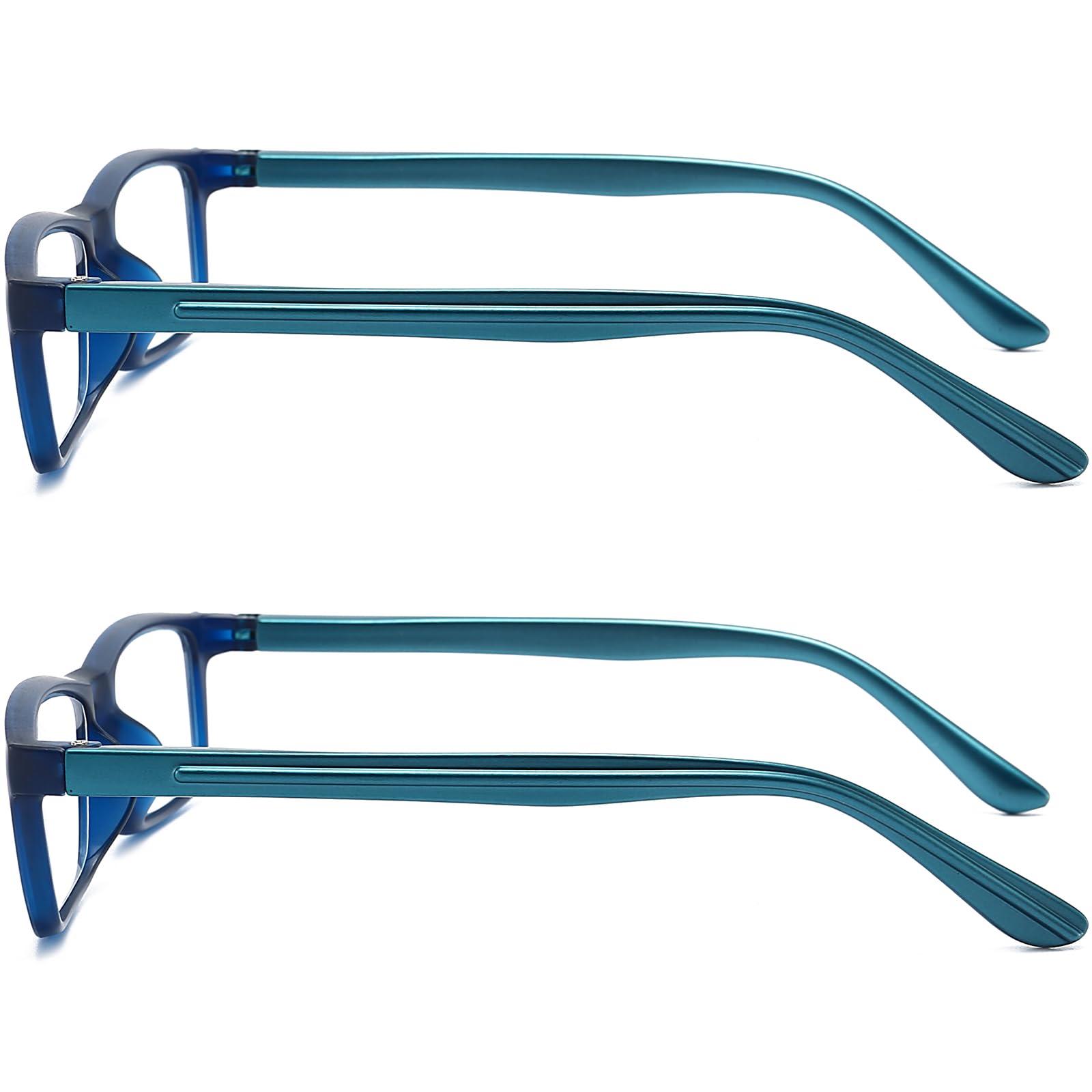 RaoOG RaoOG Reading Glasses Men Women Blue Light Blocking - 2 Pack Anti-blue Readers for Women UV Protection Eyeglass +2.0