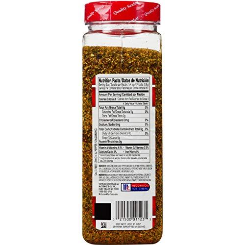 Lawry's Casero Lawry's Salt Free Lemon & Pepper Seasoning, 19 oz - One 19 Ounce Container of Lemon Pepper Seasoning with a Citrus Flavor, Best as Salt Alternative for Reduced Sodium Diets