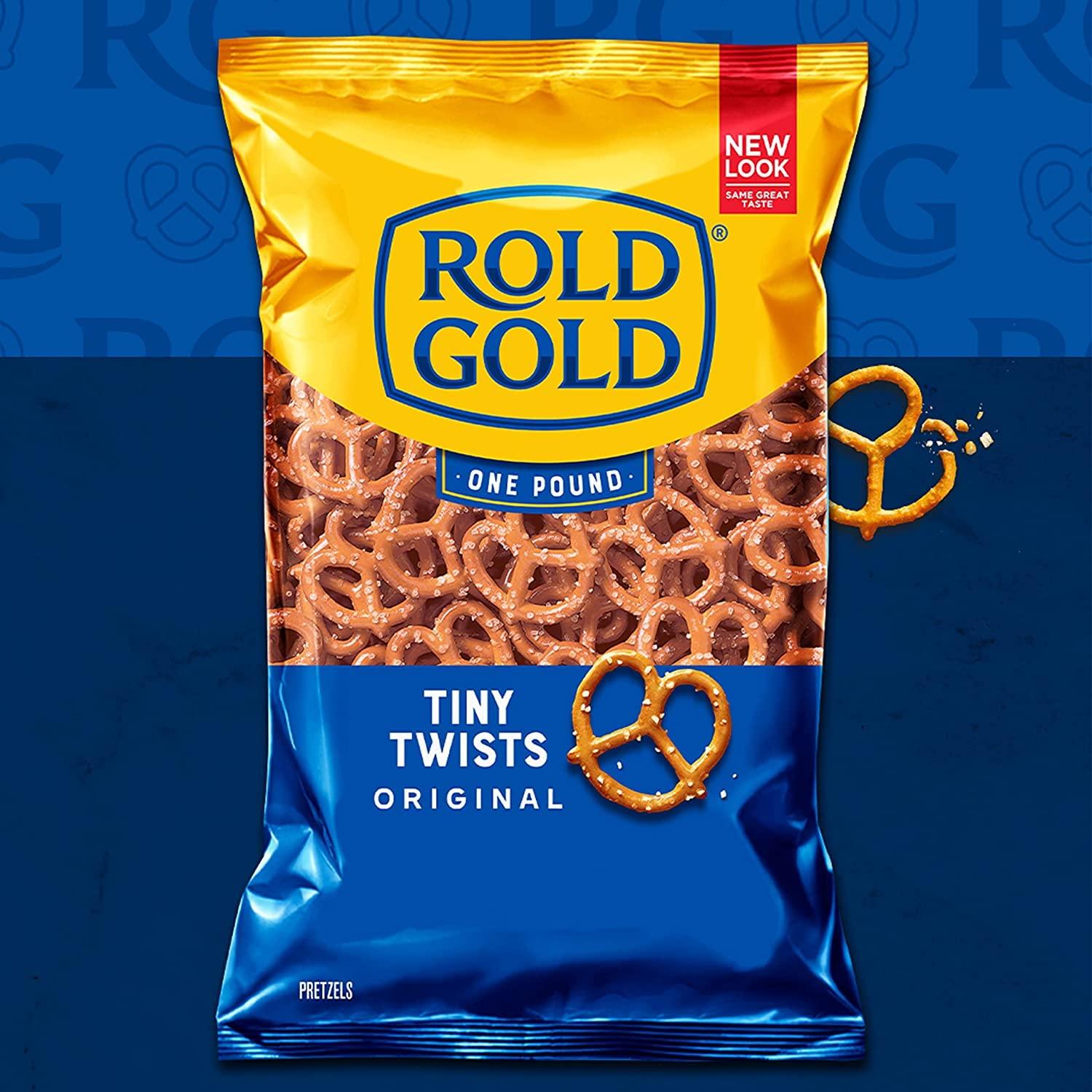 Rold Gold Rold Gold Pretzels, Tiny Twists, 1oz Bags (40 Pack)