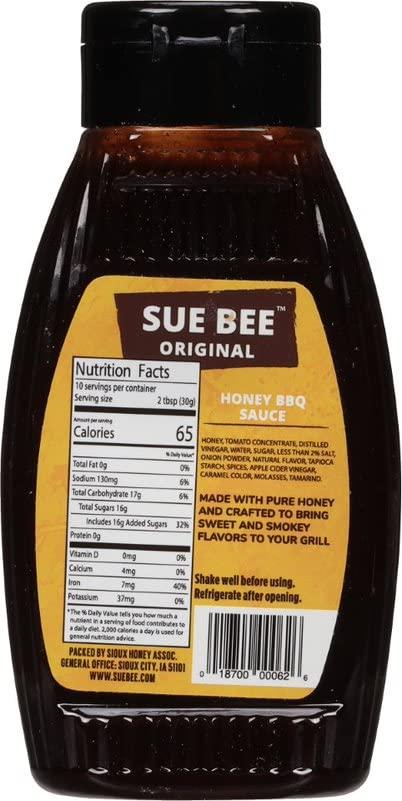 Sue Bee Sue Bee Original Style Barbecue Sauce, Honey BBQ, 14 Ounce (Pack of 1)