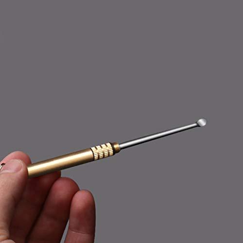 HEALLILY Titanium Alloy Ear Spoon Ear Wax Cleaner Earwax Removable Spoon Digging Ear Spoons Ear Cleaner Ear Wax Removal Tool Ear Wax Picker Ear Pick Spoon Titanium Alloy Earpick