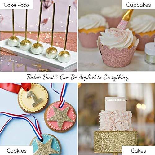 Bakell Bakell - Ivory Tinker Dust (5g, 1x Jar) Edible Glitter for Food, Desserts, and Beverages!