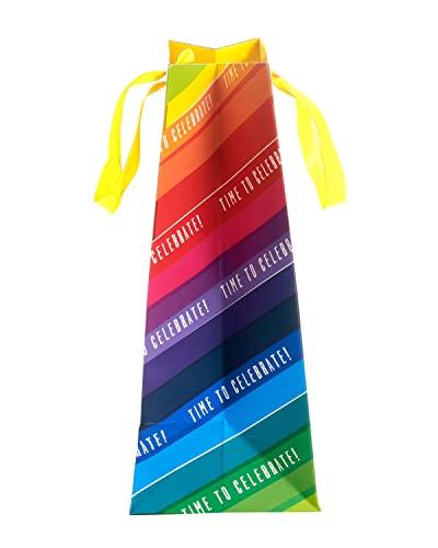 UK Greetings UK Greetings Multipack Of 6 Large Gift Bags With Tags For Any Occasion - Rainbow Design