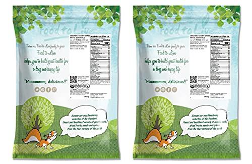 Food to Live Food to Live Organic Short Grain White Sushi Rice, 20 Pounds Non-GMO Japanese Style Perfectly Sticky Rice, Vegan, Bulk. Easy to Cook. Great as a Side Dish. Perfect for Sushi, Salads, and Desserts