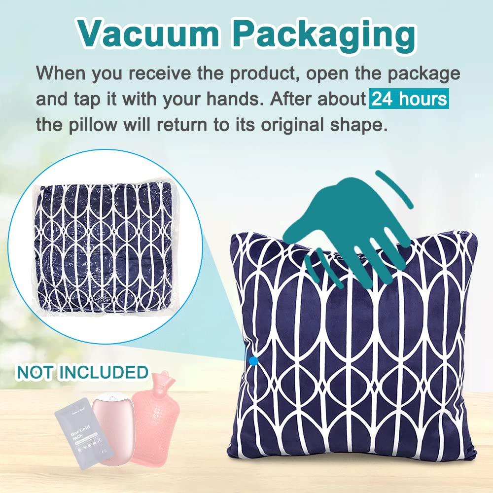 AOSSA Hysterectomy Pillow After Surgery C-Section Recovery Tummy Pillows for Stomach Body Pillow After Abdominal Surgery with Pocket for Hot Cold Pack Hernia Mastectomy Cervical Cancer Gift for Women