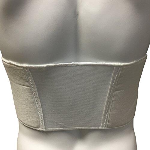 Champion CHAMPION Rib Belt for Women Contoured Female Form Elastic, White, Large