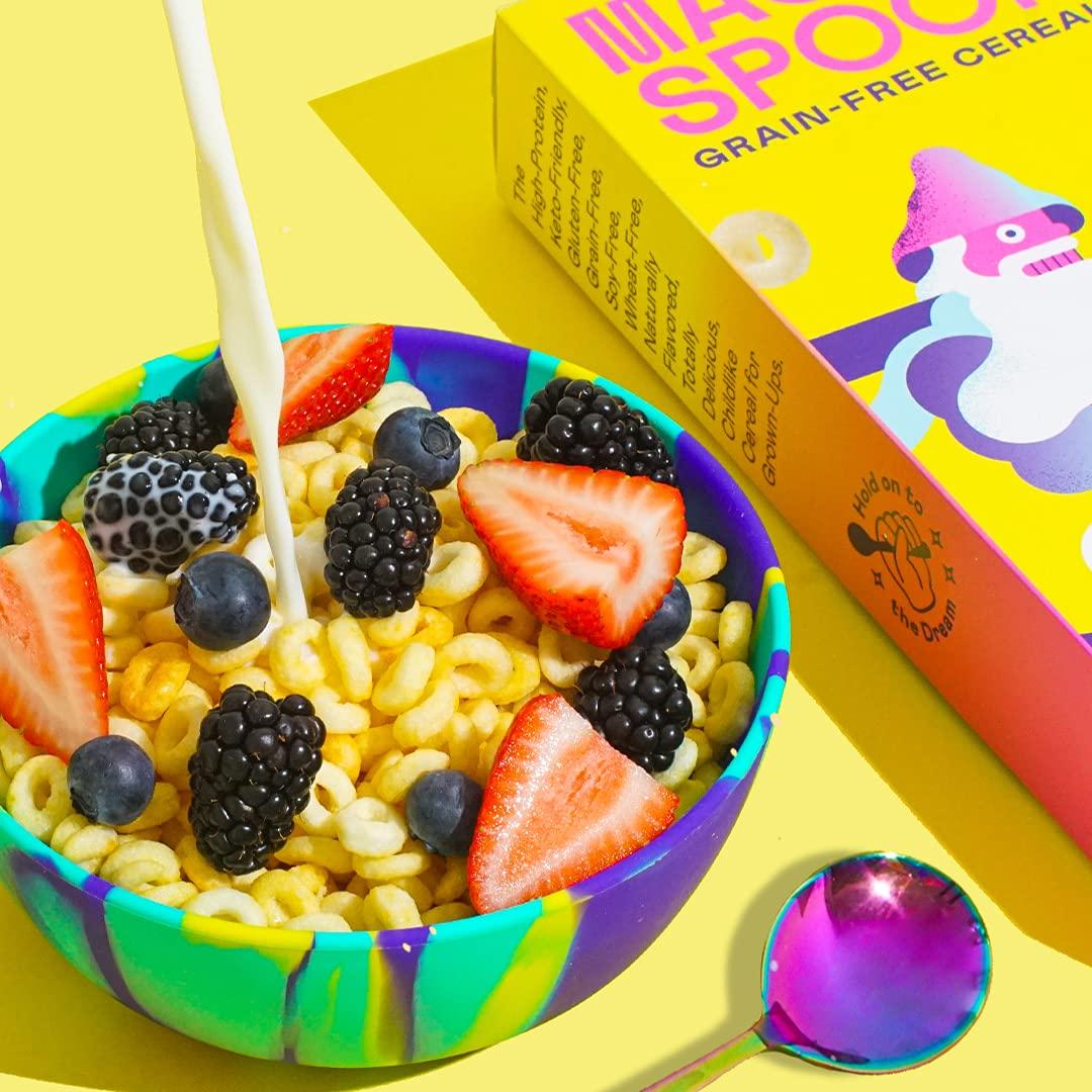 Magic Spoon Magic Spoon Cereal: Fruity 4-Pack & Frosted 4-Pack I Keto & Gluten and Grain Free Lifestyle
