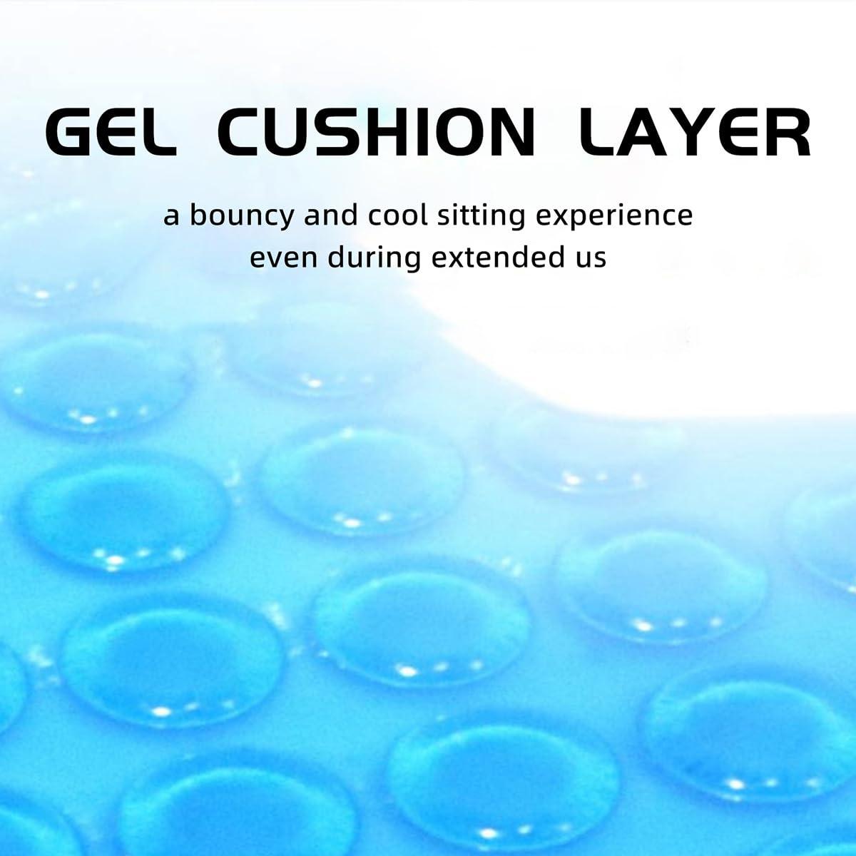 CRAZY ROSA Bed Sore Cushion Gel Memory Foam Wedge Seat Pad with Washable Cover for Elderly and Bedridden Patients - Breathable Anti Bedsore Pressure Relief Seating Solutions