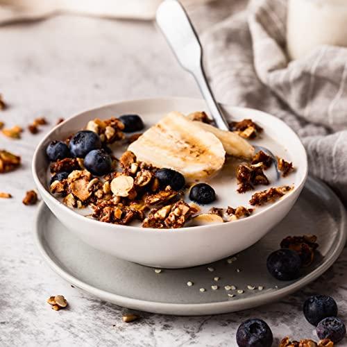 purely elizabeth. Purely Elizabeth, Cinnamon Peanut Butter, Keto Granola with MCT Oil, Grain-Free (3 Ct, 8oz Bags)