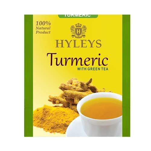 HYLEYS Tea Hyleys Turmeric & Green Tea - Natural Antioxidant Herbal Tea - 25 Tea Bags